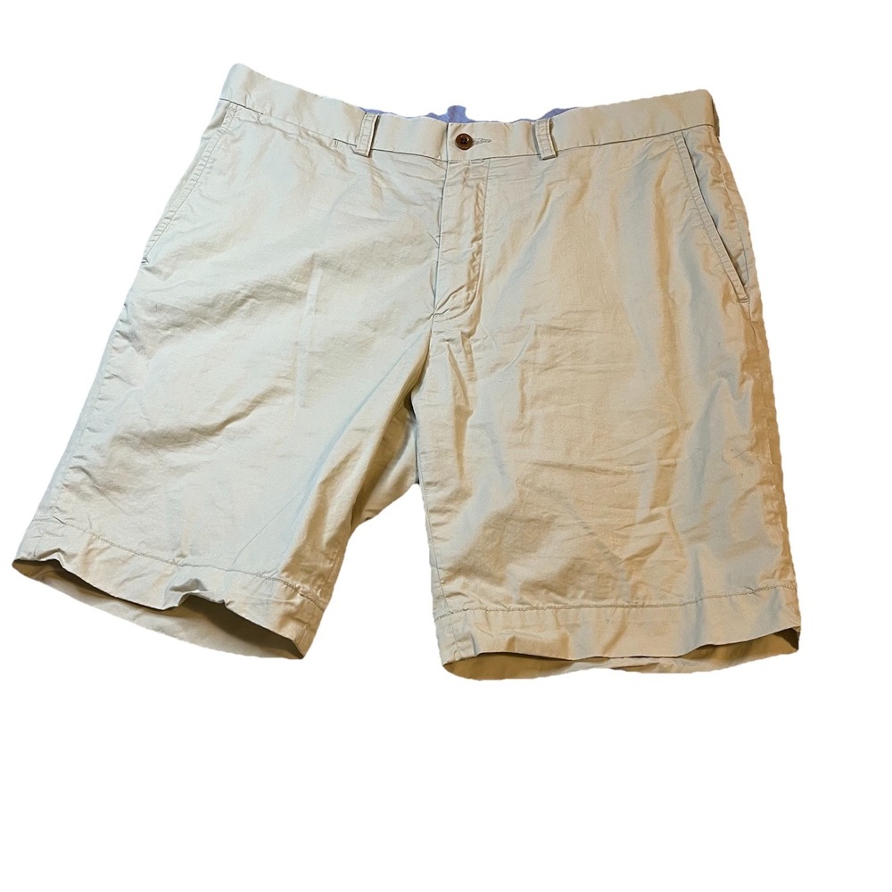 Polo Ralph Lauren Mens Tyler Chino Shorts Khaki Tan Pleated Cotton Vintage Sz 40